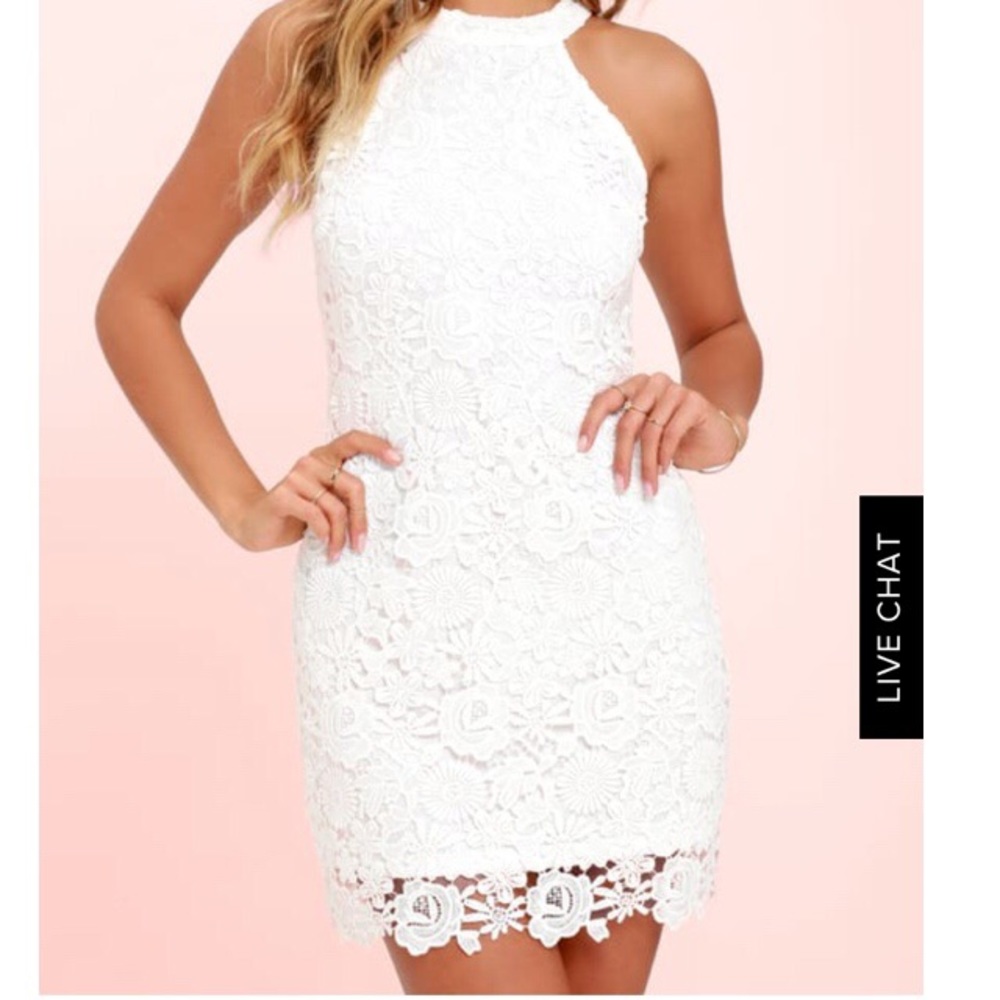 Lulu’s White Lace Dress